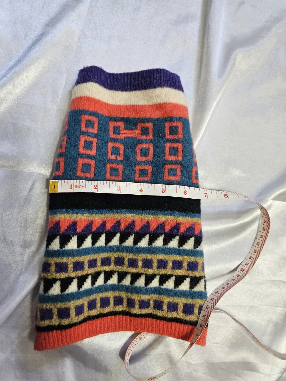 Colorful Geometric Doggie Sweater